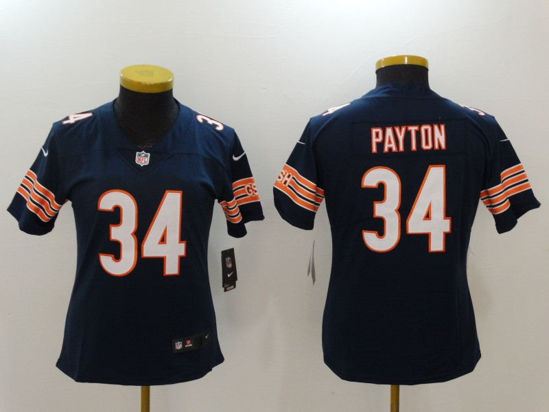 Walter Payton Chicago Bears navy Elite jersey