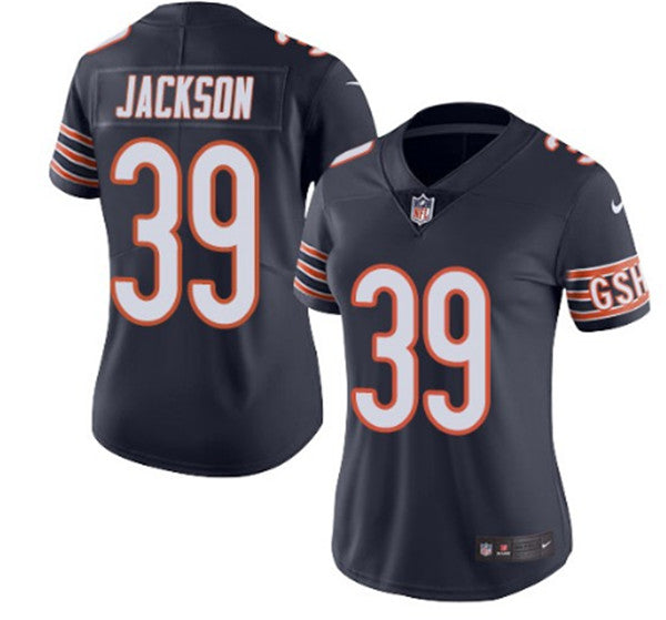 Eddie Jackson Chicago Bears navy jersey