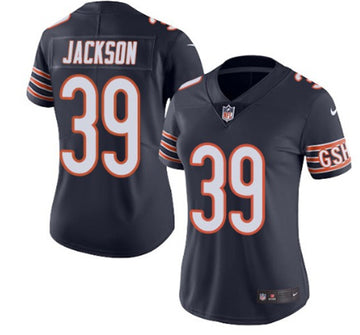 Eddie Jackson Chicago Bears navy jersey