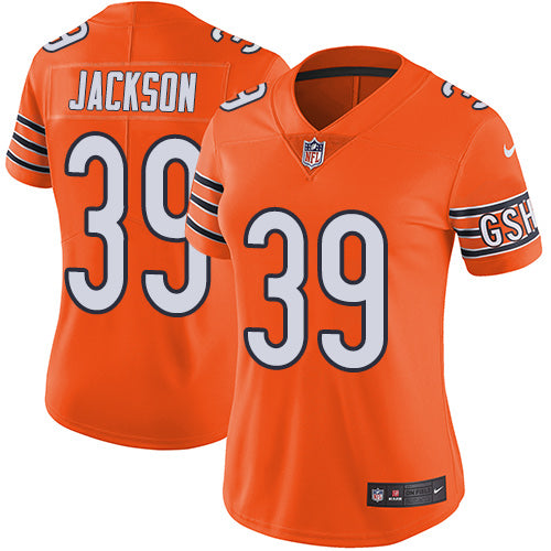 Eddie Jackson Chicago Bears orange jersey