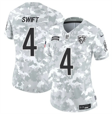 D'Andre Swift Chicago Bears camo Salute To Service jersey