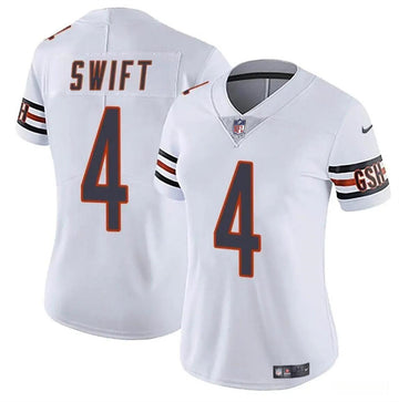 DAndre Swift Chicago Bears white jersey