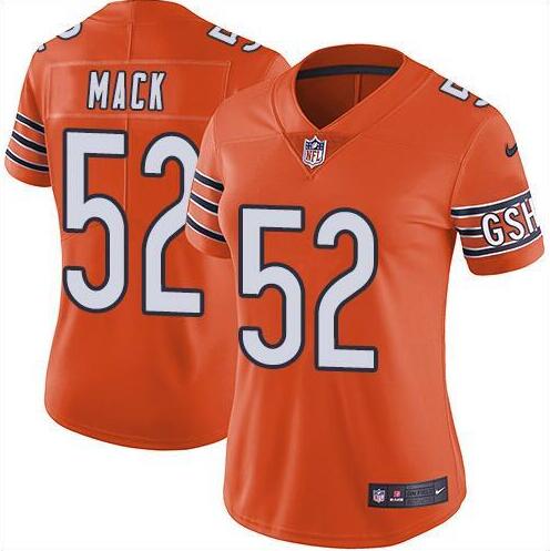 Khalil Mack Chicago Bears orange jersey