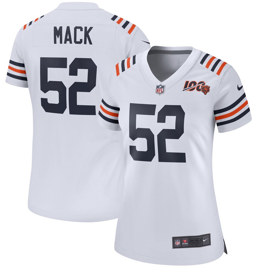 Khalil Mack Chicago Bears white jersey