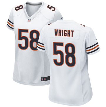 Darnell Wright Chicago Bears white Game jersey