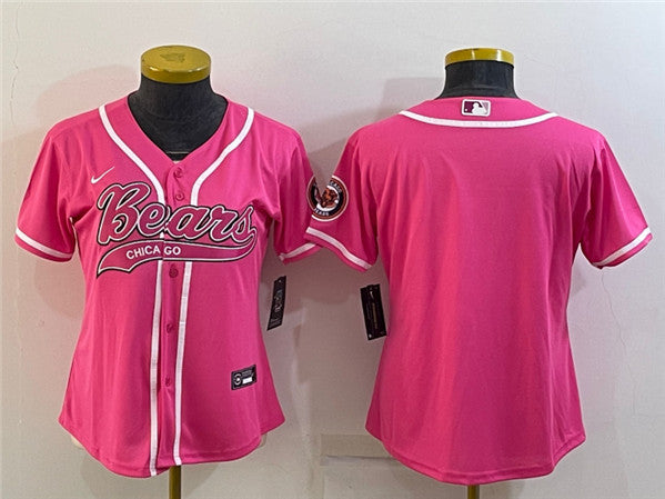 Custom Chicago Bears pink jersey