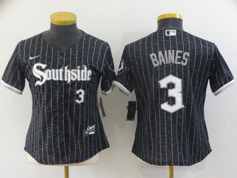Harold Baines Chicago White Sox black jersey