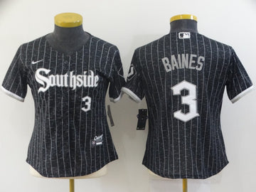 Harold Baines Chicago White Sox black jersey