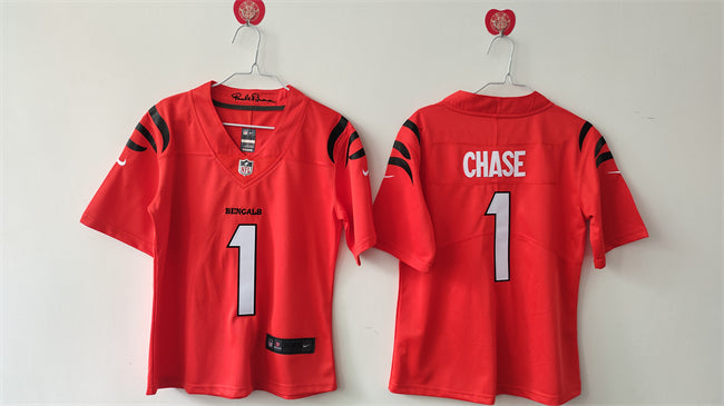 Ja'Marr Chase Cincinnati Bengals orange jersey