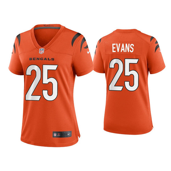 Chris Evans Cincinnati Bengals orange jersey