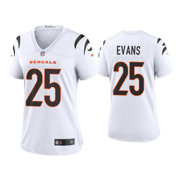Chris Evans Cincinnati Bengals white jersey