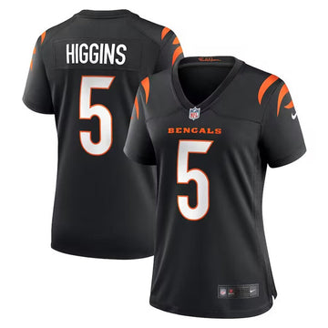 Tee Higgins Cincinnati Bengals black Game jersey