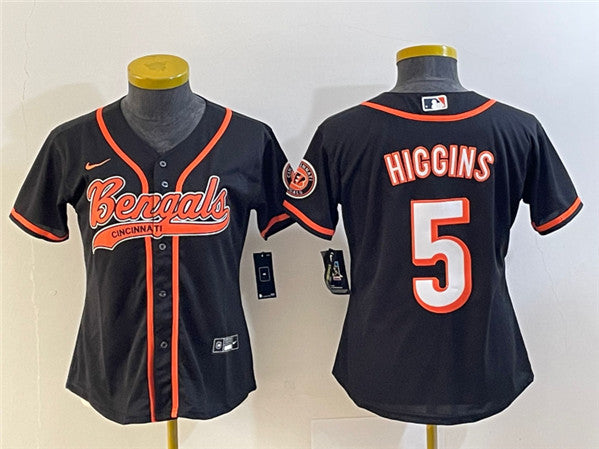 Tee Higgins Cincinnati Bengals black jersey