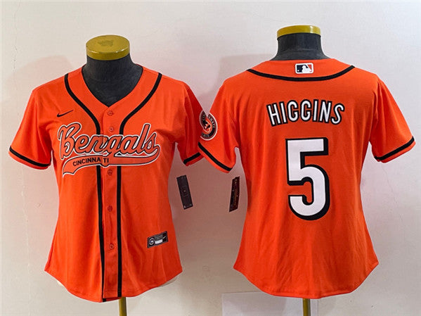 Tee Higgins Cincinnati Bengals orange jersey