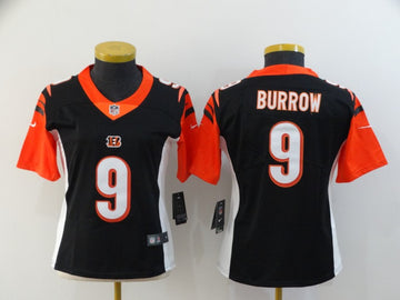 Joe Burrow Cincinnati Bengals black jersey