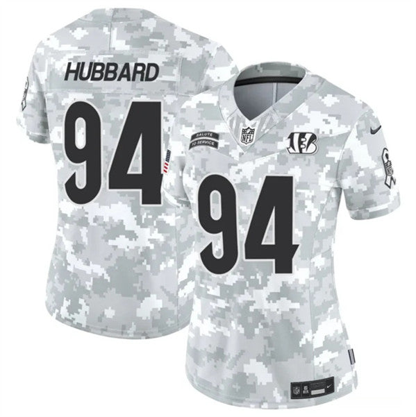 Sam Hubbard Arctic Cincinnati Bengals camo Salute To Service jersey
