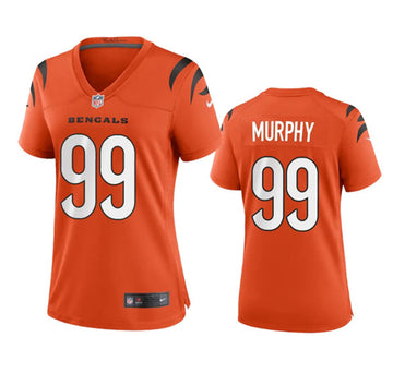 Myles Murphy Cincinnati Bengals orange Game jersey