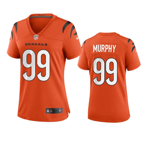 Myles Murphy Cincinnati Bengals orange Game jersey