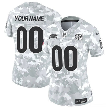 Custom Cincinnati Bengals camo Salute To Service jersey
