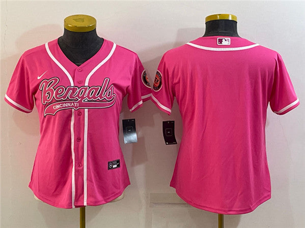 Custom Cincinnati Bengals pink jersey