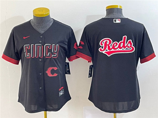 Cincinnati Reds black City Connect jersey