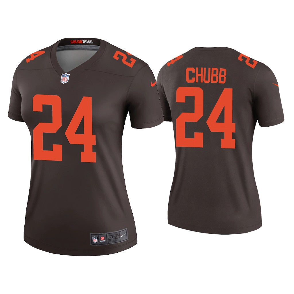 Nick Chubb Cleveland Browns brown jersey