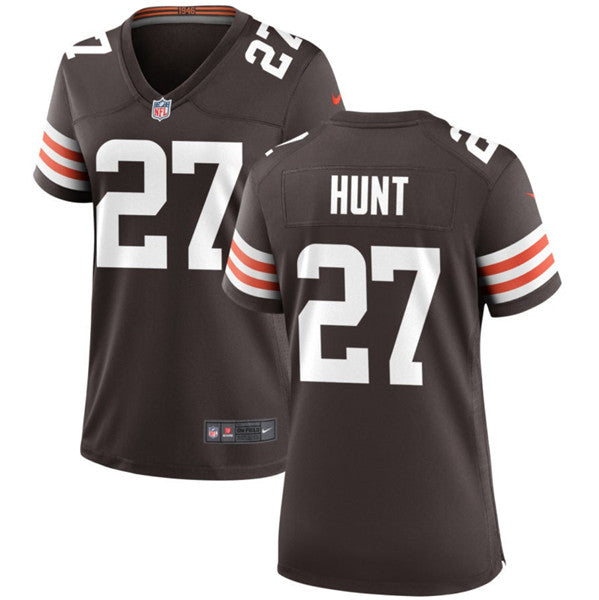 Kareem Hunt Cleveland Browns brown jersey
