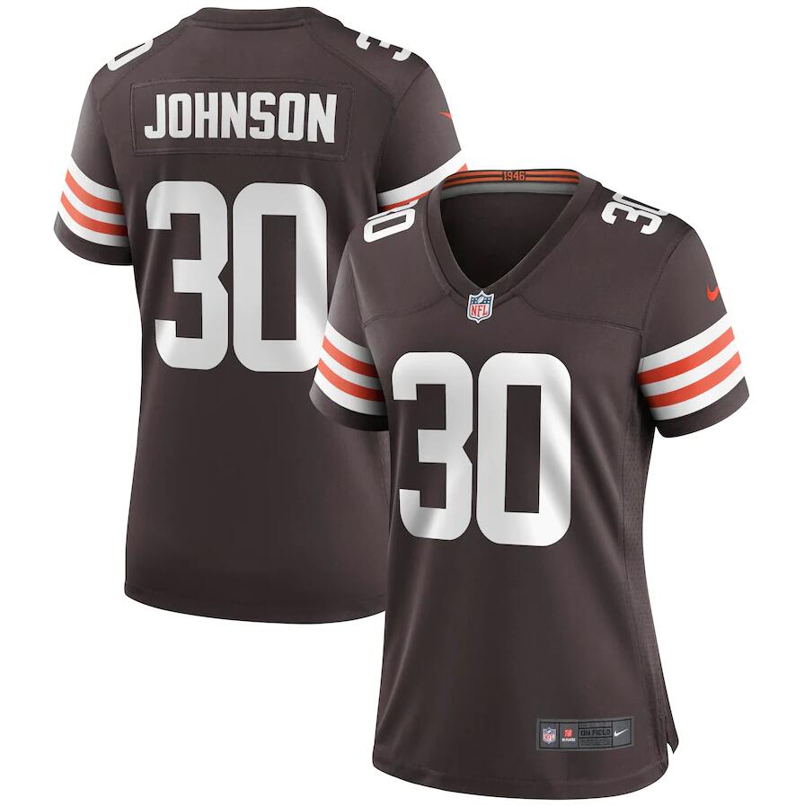 DErnest Johnson Cleveland Browns brown jersey