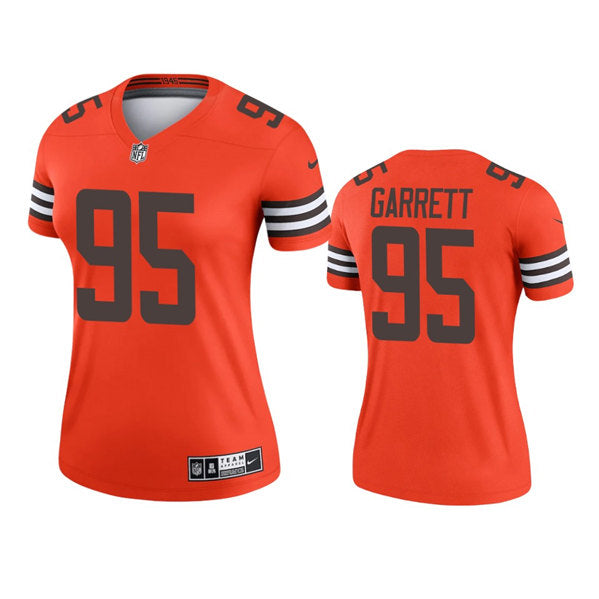 Myles Garrett Cleveland Browns orange jersey