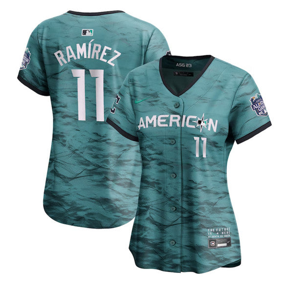 Jose Ramirez Cleveland Guardians teal All-Star jersey