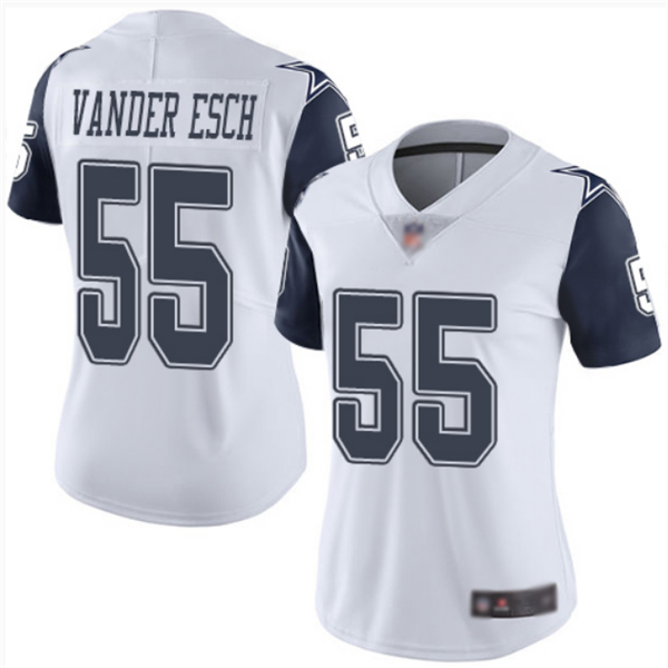 Leighton Vander Esch Dallas Cowboys white jersey