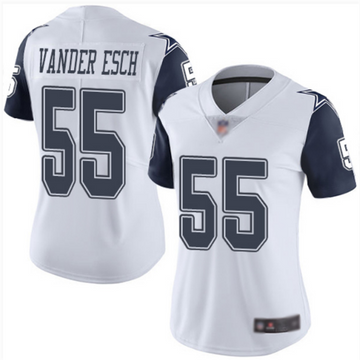 Leighton Vander Esch Dallas Cowboys white jersey