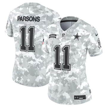 Micah Parsons Arctic Dallas Cowboys camo Salute To Service jersey
