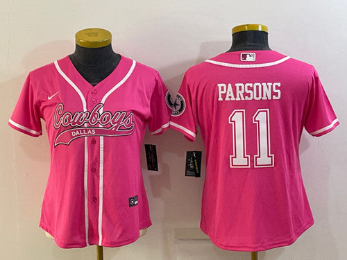Micah Parsons Dallas Cowboys pink jersey