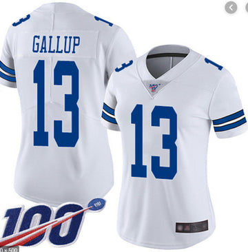 Michael Gallup Dallas Cowboys white jersey