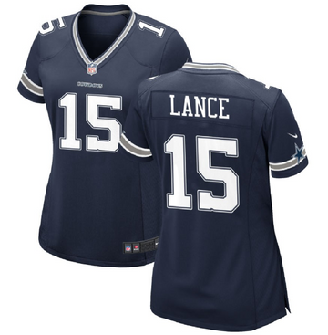 Trey Lance Dallas Cowboys navy jersey