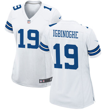 Noah Igbinoghene Dallas Cowboys white jersey