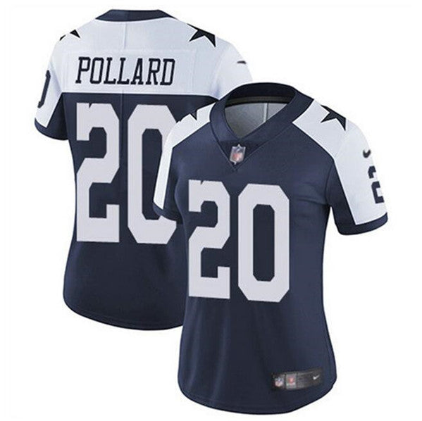 Tony Pollard Dallas Cowboys navy jersey