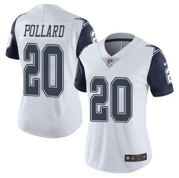 Tony Pollard Dallas Cowboys white jersey