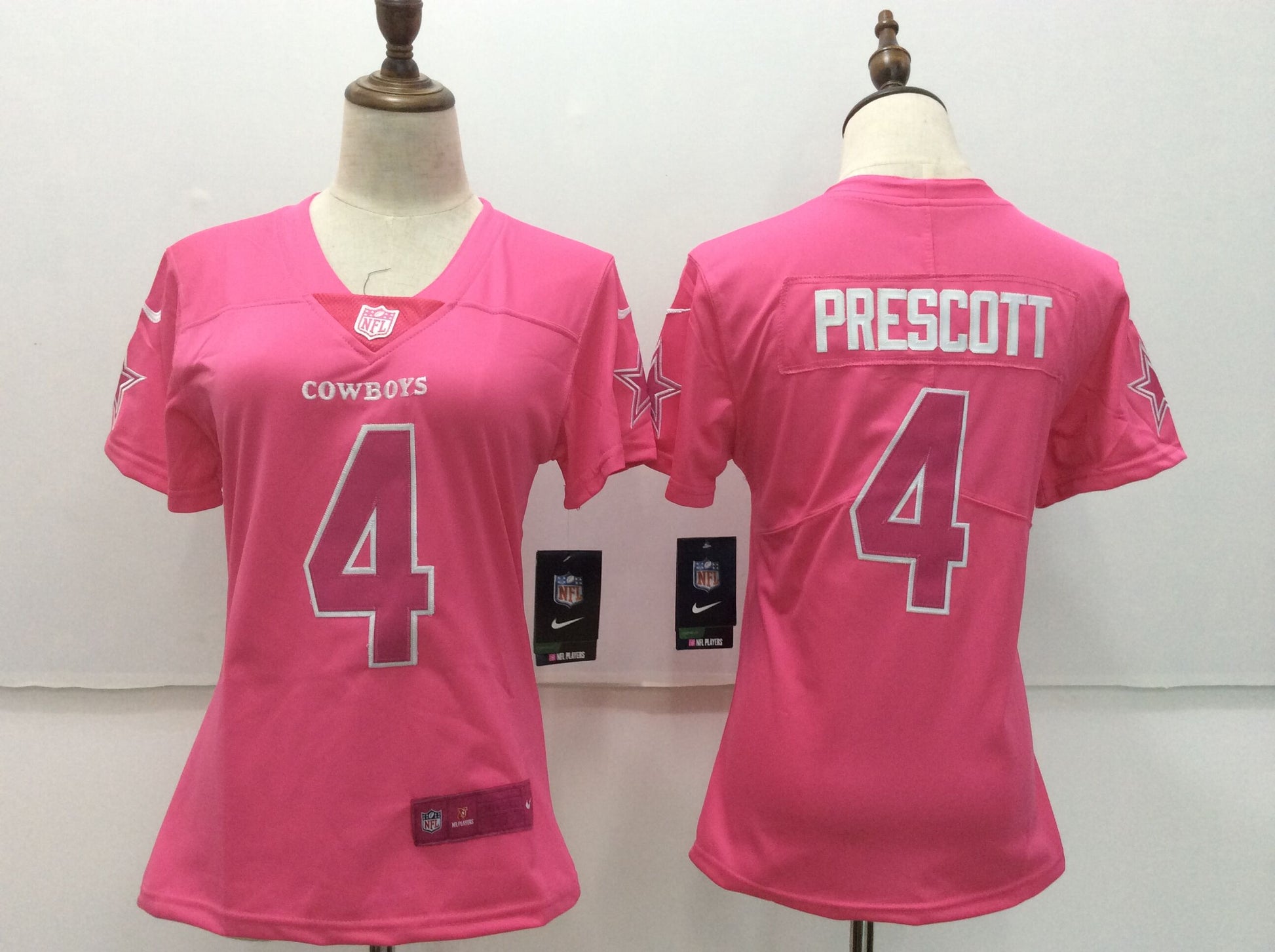 Dak Prescott Dallas Cowboys pink Fashion jersey
