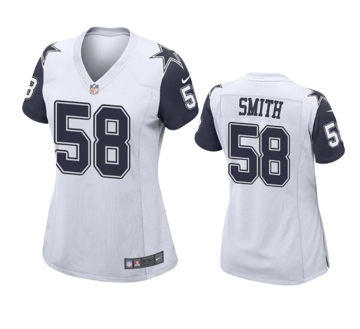 Mazi Smith Dallas Cowboys white Game jersey