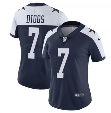 Trevon Diggs Dallas Cowboys navy-white jersey