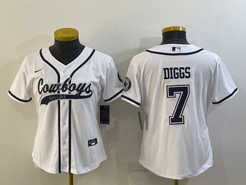 Trevon Diggs Dallas Cowboys white jersey