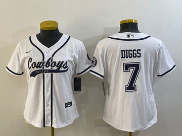 Trevon Diggs Dallas Cowboys white jersey