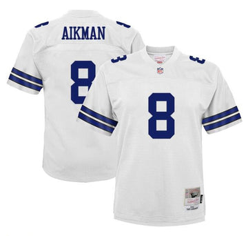 Troy Aikman Dallas Cowboys white jersey