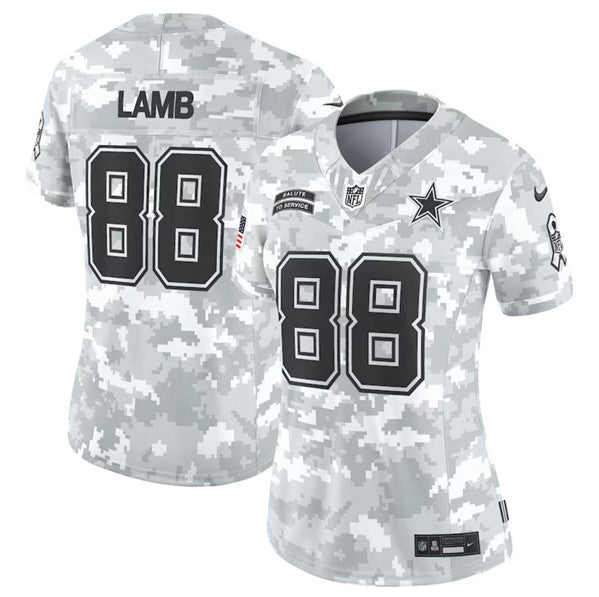 CeeDee Lamb Arctic Dallas Cowboys camo Salute To Service jersey
