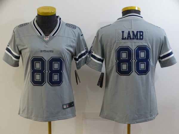 CeeDee Lamb Dallas Cowboys gray Inverted Legend jersey