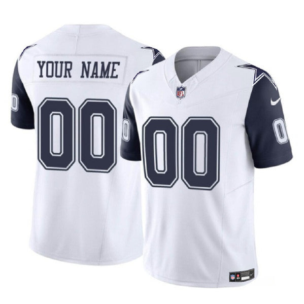 Custom Dallas Cowboys white FUSE jersey
