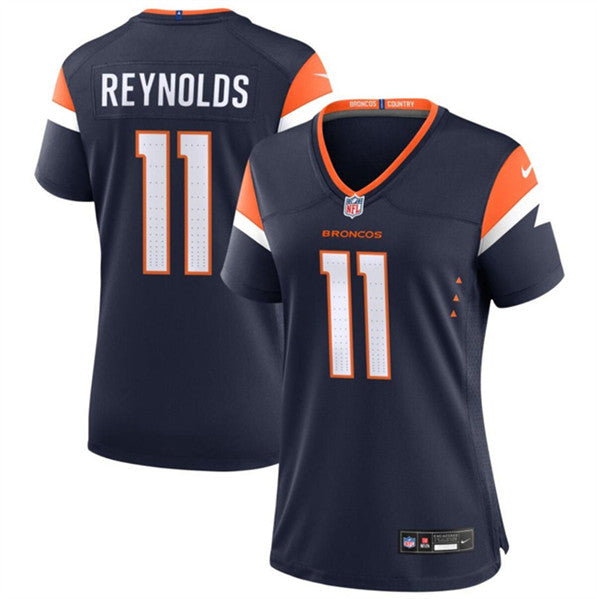 Josh Reynolds Denver Broncos navy jersey