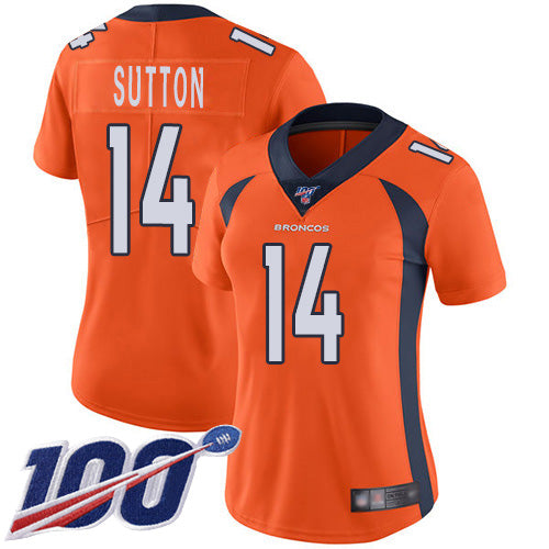 Courtland Sutton Denver Broncos orange jersey